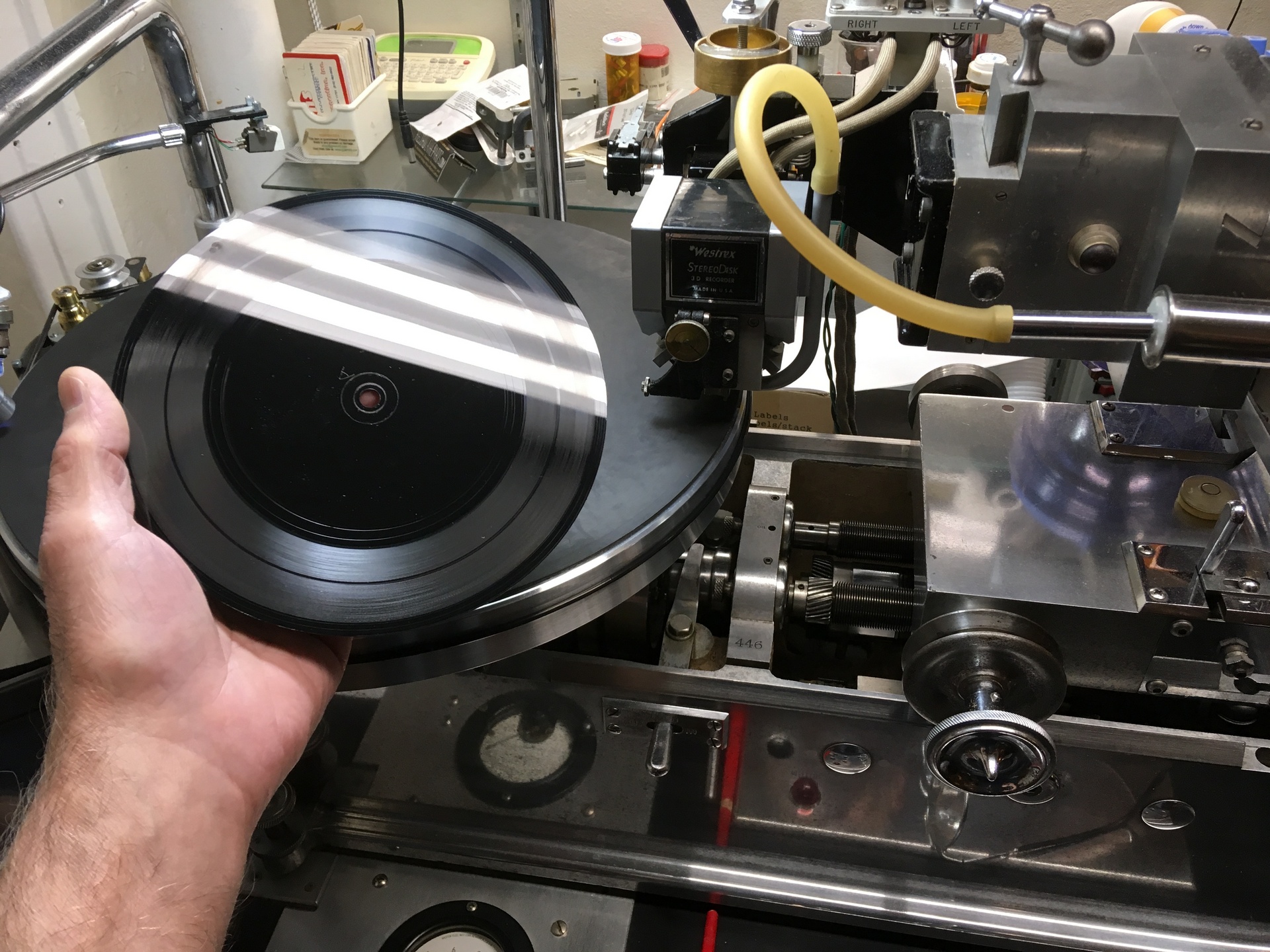  33 rpm lathe cut records